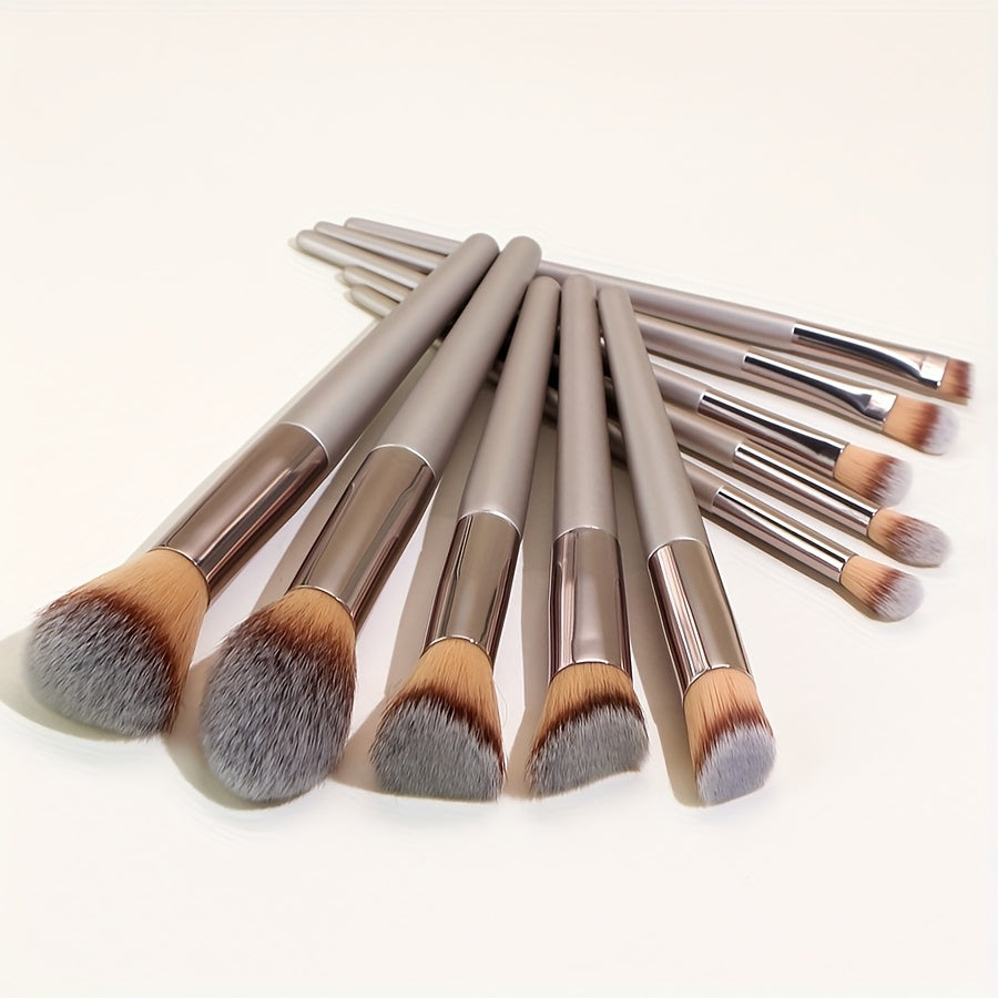 10 Champagne New Makeup Brush Popular Makeup Tool foundation make-up Brush