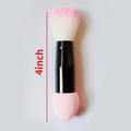 Professional Foundation Blending Face Brush With Two Heads Blush Cosmetics Makeup Sponge For Women Beauty