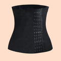 Adjustable Hard-Corps Waist Trainer Corset - Tummy Control Bodysuit with Front/Back Buckle Closure, Posture & Aid, Hand Washable Shaping Underwear for Figure (No Dry Clean)