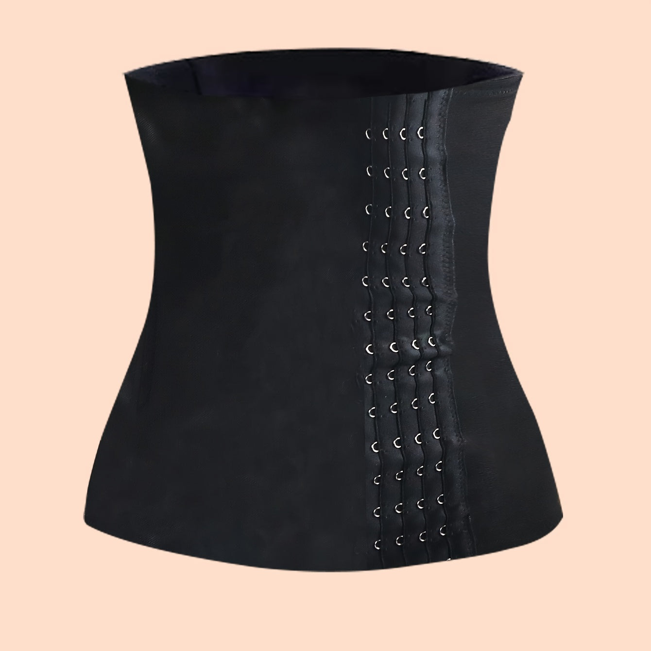 Adjustable Hard-Corps Waist Trainer Corset - Tummy Control Bodysuit with Front/Back Buckle Closure, Posture & Aid, Hand Washable Shaping Underwear for Figure (No Dry Clean)