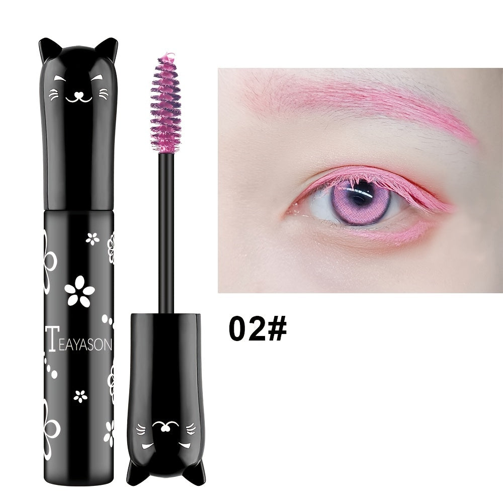 TEAYSON Long-Lasting Waterproof Mascara - Non-Blocking, Smudge-Resistant, Long-Lasting Wear, All-Day Definition, for Everyday & Special Events, Event Makeup | Elegant Packaging | Lightweight Mascara, Eyelash Makeup