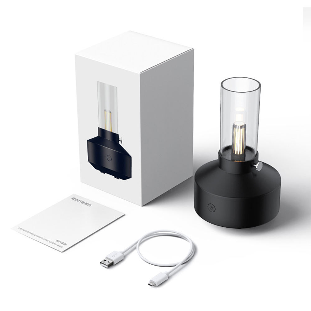 New Arrival Ultrasonic Humidifier Retro 150ml Night Light Essential Oil Aroma Diffuser For Home Office