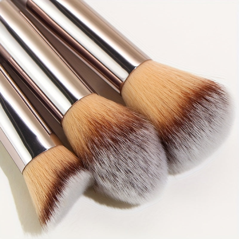 10 Champagne New Makeup Brush Popular Makeup Tool foundation make-up Brush