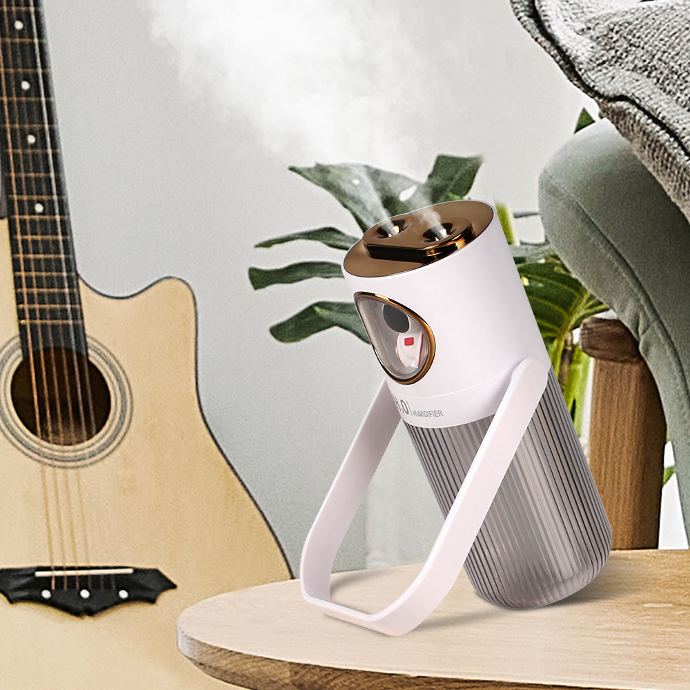 HOMEFISH New Arrival 300ml Humidifier 2000mah Battery Operation Air Humidifier For Bedroom