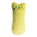 1pc Cat Design Cat Teaser Toy Containing Squeaky Plush Pillow Toy Interactive Pet Supply