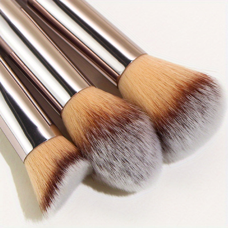 10 Champagne New Makeup Brush Popular Makeup Tool foundation make-up Brush