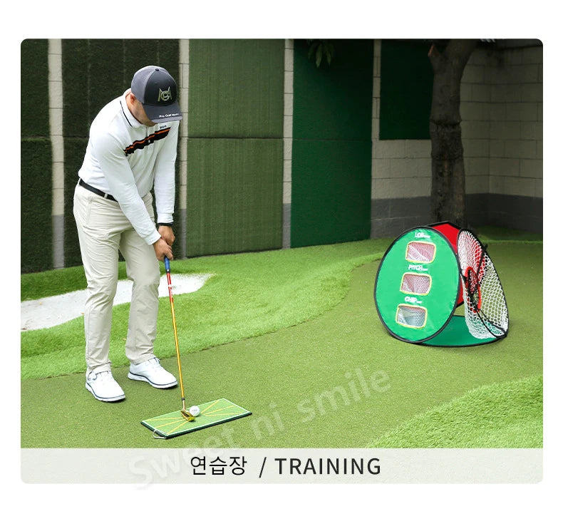 PGM DJD038 Golf Strike Mat Bead Display Track Beginner Training Trace Detection Pad Swing Exerciser