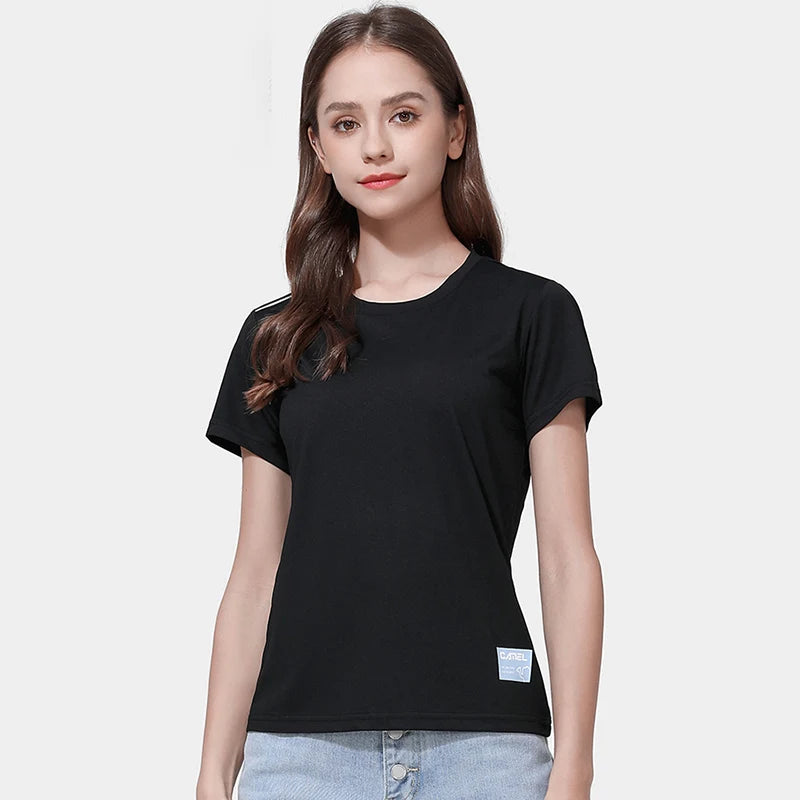GOLDEN CAMEL Hiking T-shirts Outdoor Sports Casual Fishing T-shirt for Women Summer O-neck Tactical Comfortable t Shirt for Men
