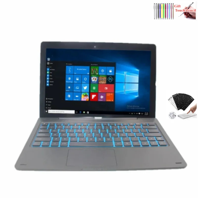 2026 New 2GB+64GB 11.6 Inch Windows 10 Tablet With Docking Keyboard 1366*768 IPS x5-8300 CPU HDMI-Compatible WIFI Quad Core