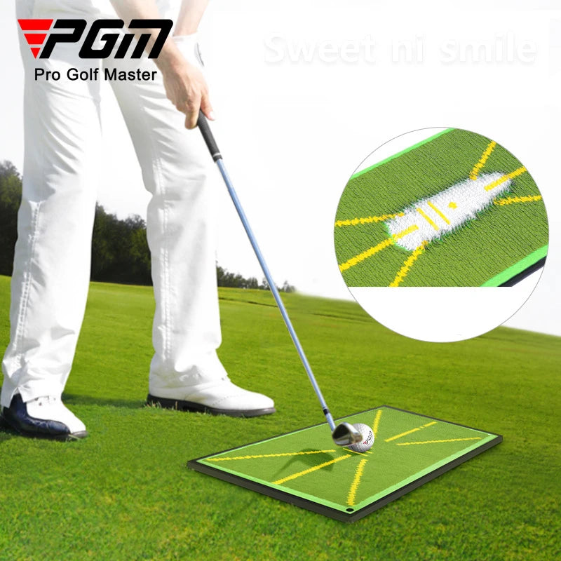PGM DJD038 Golf Strike Mat Bead Display Track Beginner Training Trace Detection Pad Swing Exerciser