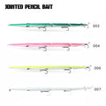Hunthouse 4PCS 3 Section Jointed Pencil Bait 255mm/30.6g Sinking Needle Swimbait For Bluefish Seabass Accessories