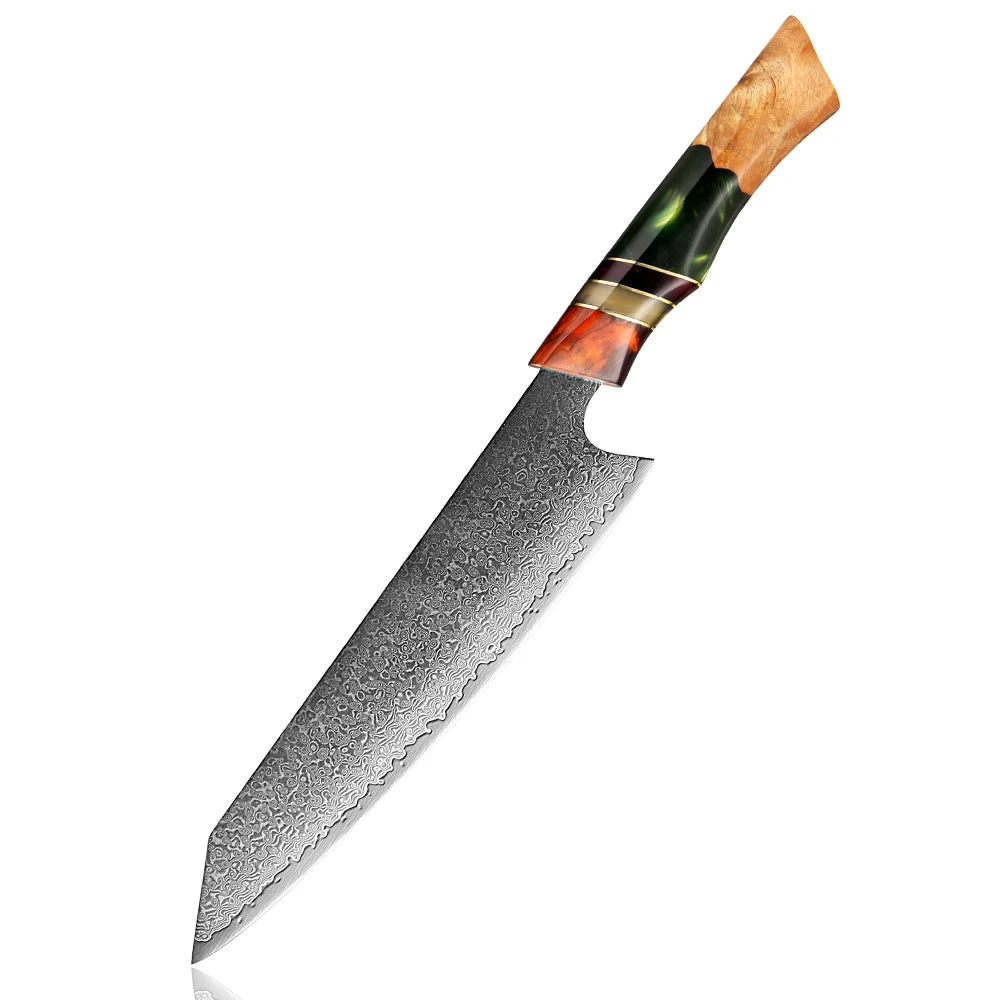XITUO 8 Inch Kiritsuke Knife 67 Layer Damascus Stainless Steel Sharp Cut Meat Vegetable Kitchen Chef Dedicated Cooking Tools