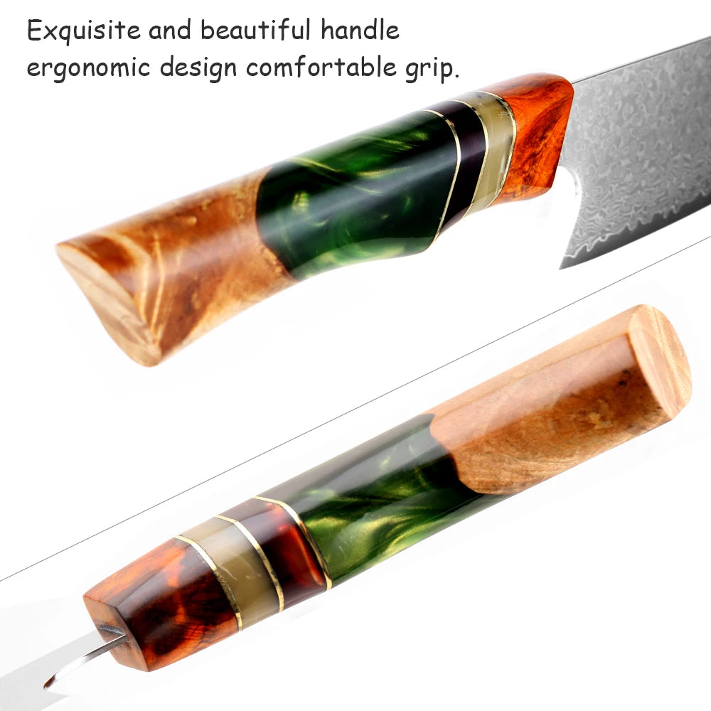XITUO 8 Inch Kiritsuke Knife 67 Layer Damascus Stainless Steel Sharp Cut Meat Vegetable Kitchen Chef Dedicated Cooking Tools