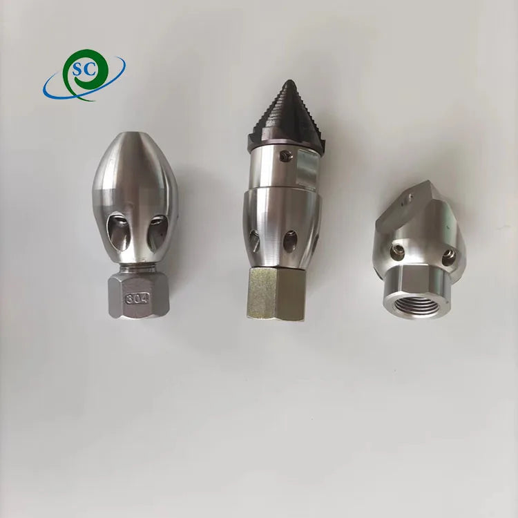 15 Degree Pipe Cleaning Pierce Nozzle High Pressure Sewer Washing Jetter