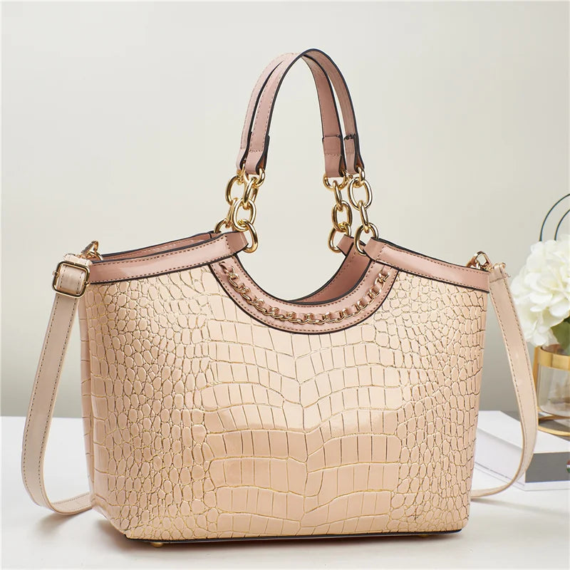 Versatile Fashionable Casual Retro New Minimalist Elegant and Elegant Large Capacity Women's Shoulder Bag