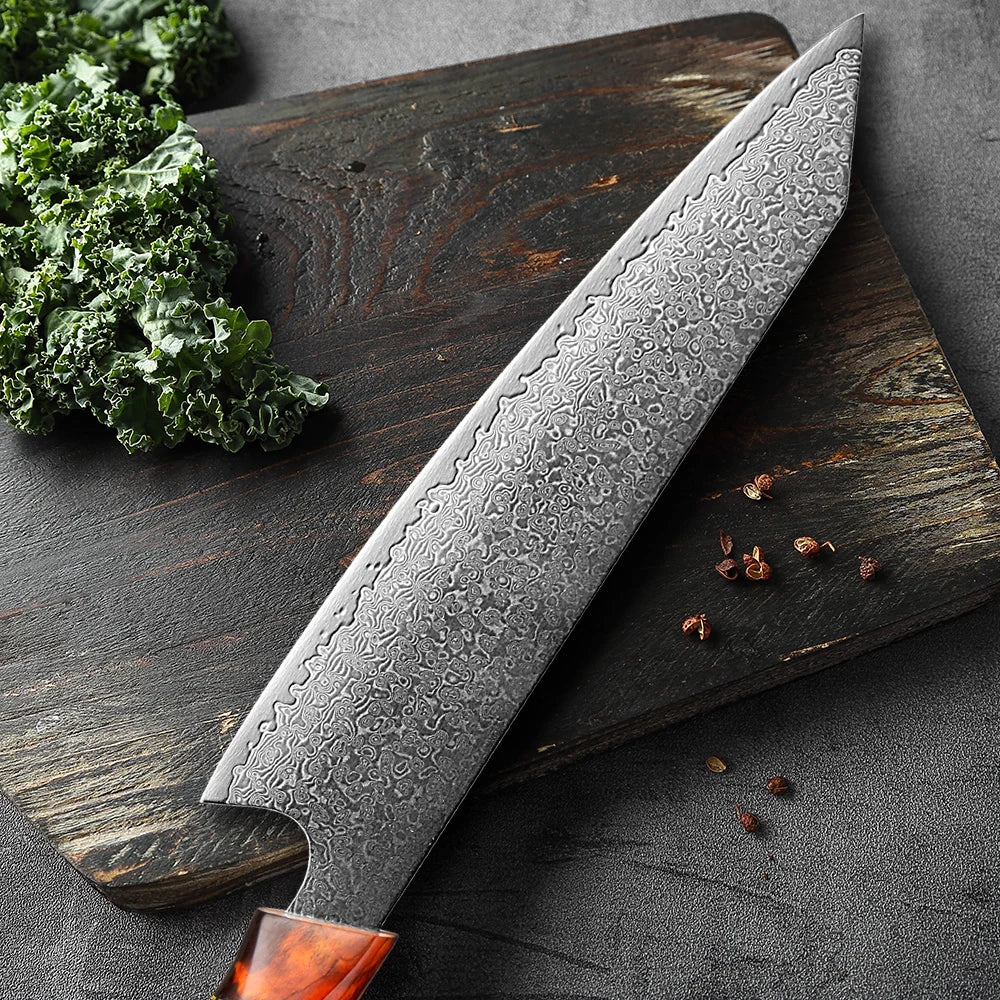 XITUO 8 Inch Kiritsuke Knife 67 Layer Damascus Stainless Steel Sharp Cut Meat Vegetable Kitchen Chef Dedicated Cooking Tools