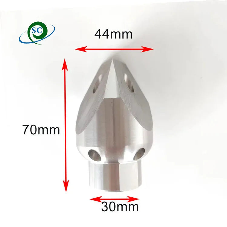 15 Degree Pipe Cleaning Pierce Nozzle High Pressure Sewer Washing Jetter