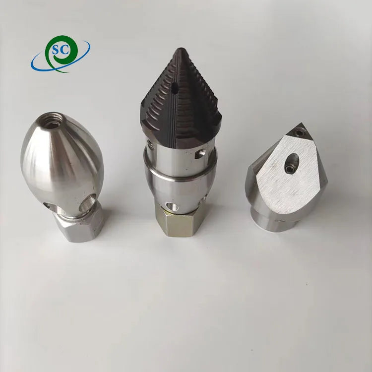 15 Degree Pipe Cleaning Pierce Nozzle High Pressure Sewer Washing Jetter