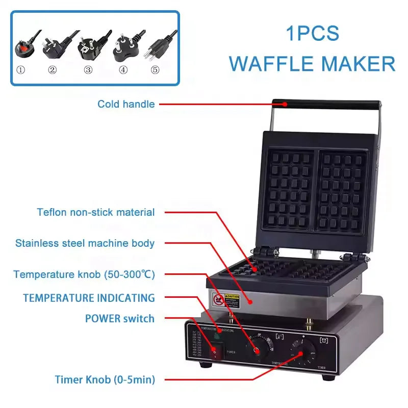 Hong Kong Egg Waffle Maker Bubble Waffle /waffle Cone Maker