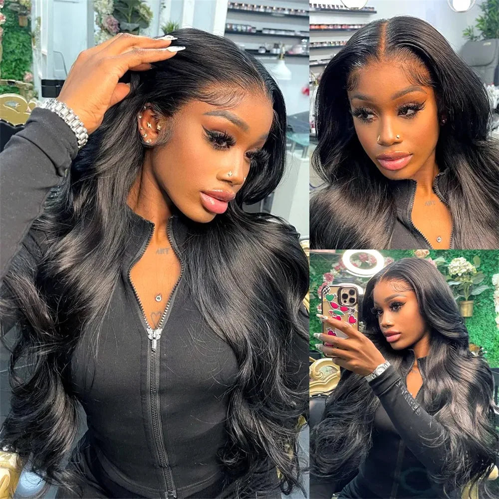 40 Inch Body Wave 13x6 Hd Transparent Lace Frontal Wig Human Hair Water Wave 13x4 Lace Front Wigs For Women Choice Cheap On Sale