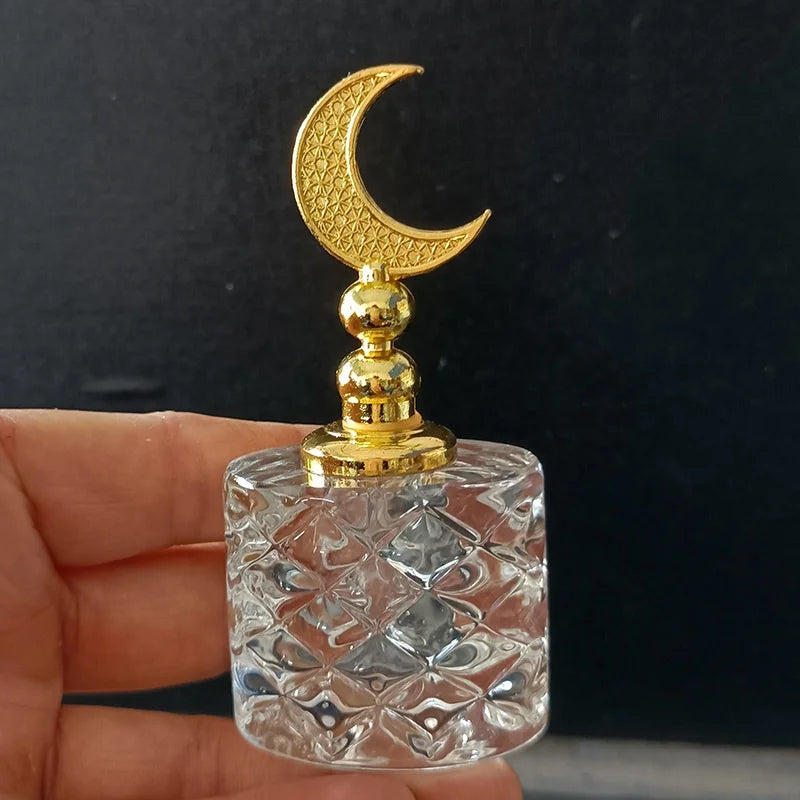 2/10pcs High-grade 3ml/5ml Empty Clear Crystal Glass Essential Oil Bottle Attar Oil /Perfume Bottle With Glass Stick