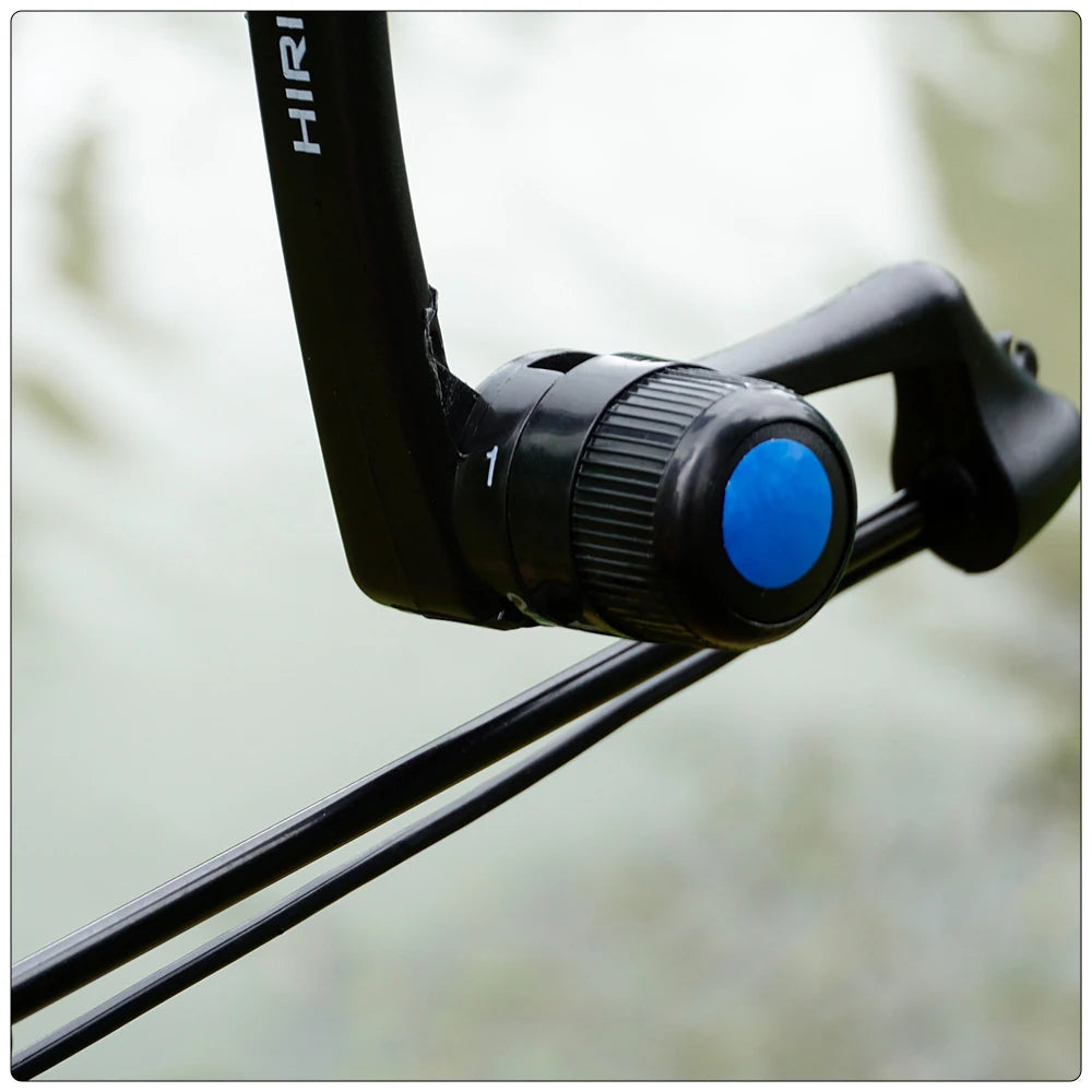 Hirisi B2005 Carp Fishing Swinger Set with Storage Case Multi-Color LED Light Adjustable Sensitivity Fishing Alarms Indicators