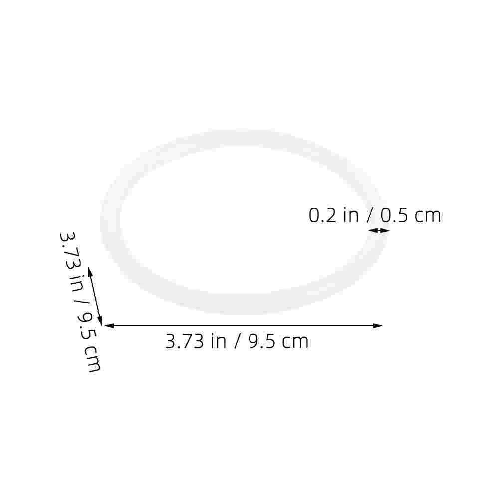 3 Pcs Crystal Singing Bowl Rubber Ring Music Bowl Pad Sound Bowl Washer Tibetan Bowl Gasket For Bowl Accessories Parts