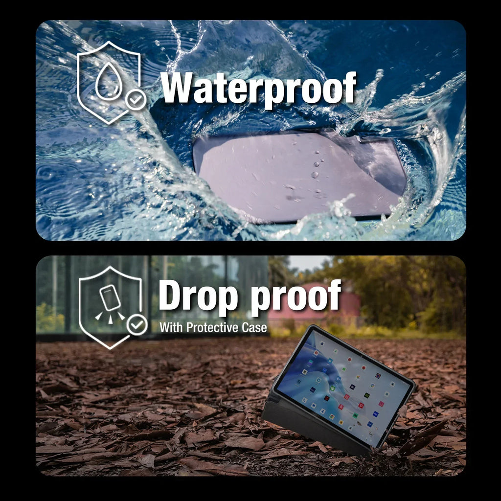 AGM PAD P1 Waterproof 10.36" FHD+ Tablet, 8GB+256GB, MTK Helio G99, 7000mAh Battery, Android Tablets + Free Drop Proof Case.
