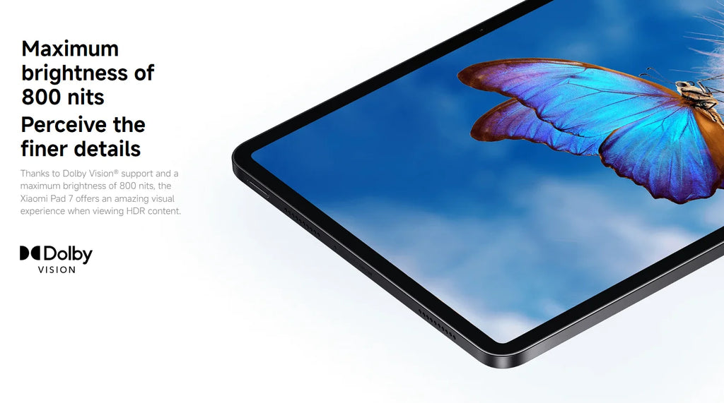 【Brand+】Xiaomi Pad 7 Global Version Mi Tablet Snapdragon 7+ Gen 3 11.2" 3.2K 144Hz Display Adreno GPU 45W Turbo charge 8850mAh
