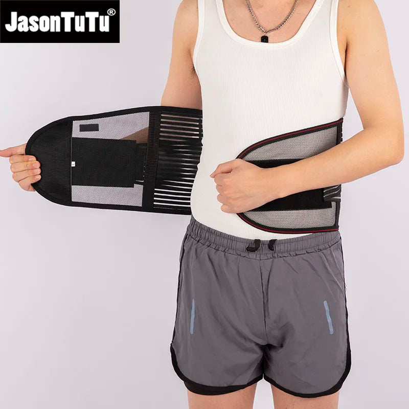 Back Braces for Lower Back Pain Relief with 5 Stays,Breathable Back Support Belt for Men/Women,Anti-skid lumbar support belt