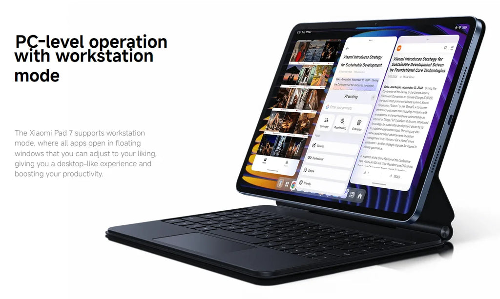 【Brand+】Xiaomi Pad 7 Global Version Mi Tablet Snapdragon 7+ Gen 3 11.2" 3.2K 144Hz Display Adreno GPU 45W Turbo charge 8850mAh
