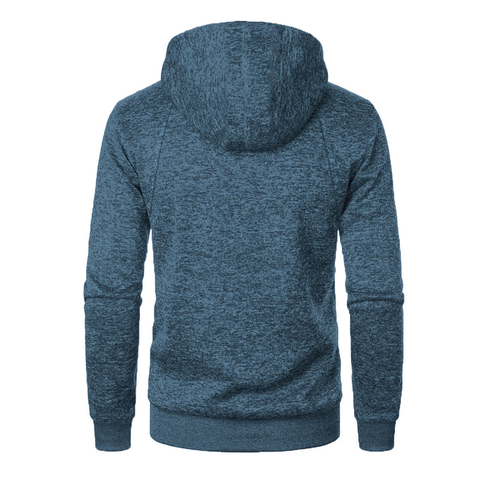 Autumn Winter Sports Sweatshirt Man Retro Workwear Pocket Hooded Zipper Trendy Fashion Hoodies Casual Tops Male Clothes 2025