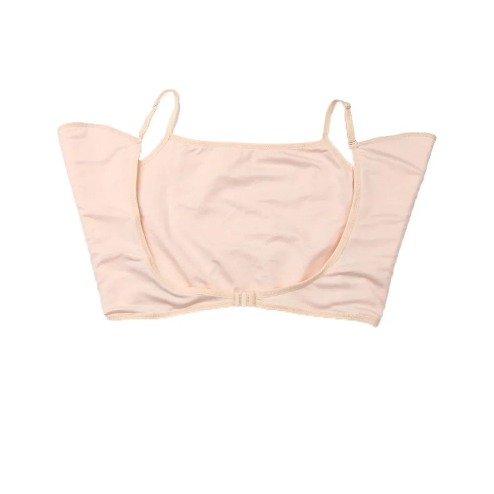Reusable Washable Sweat Absorbing Vest T-shirt Shape Breathable Underarm Sweat Pad Thin Sweat Pads Women