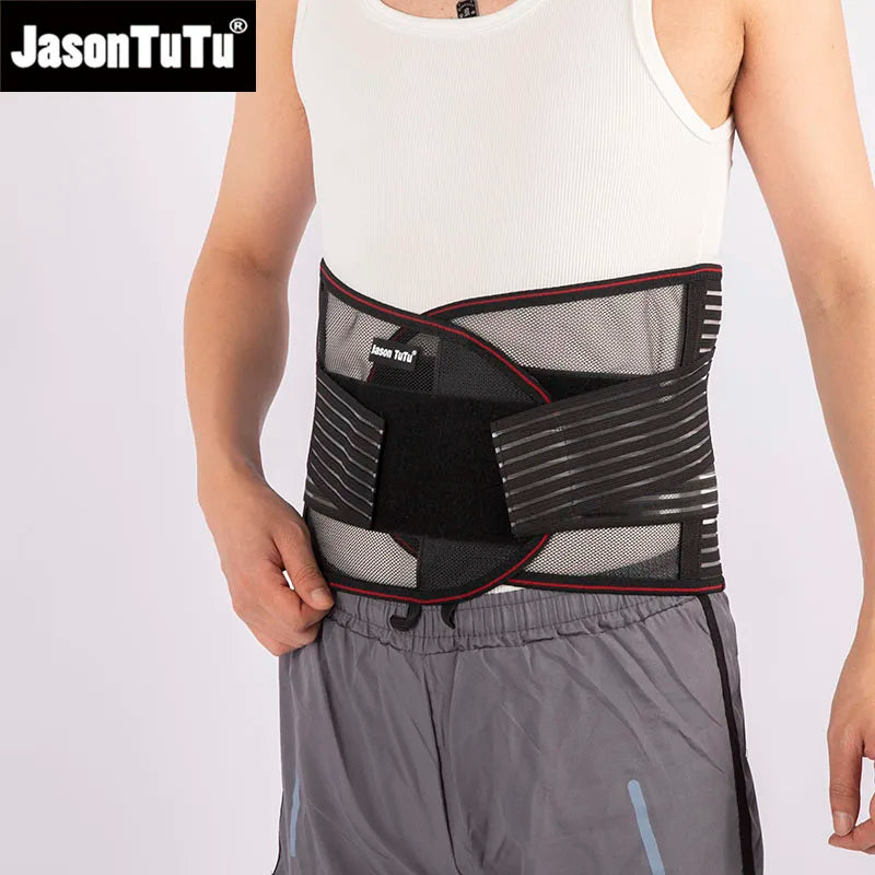 Back Braces for Lower Back Pain Relief with 5 Stays,Breathable Back Support Belt for Men/Women,Anti-skid lumbar support belt