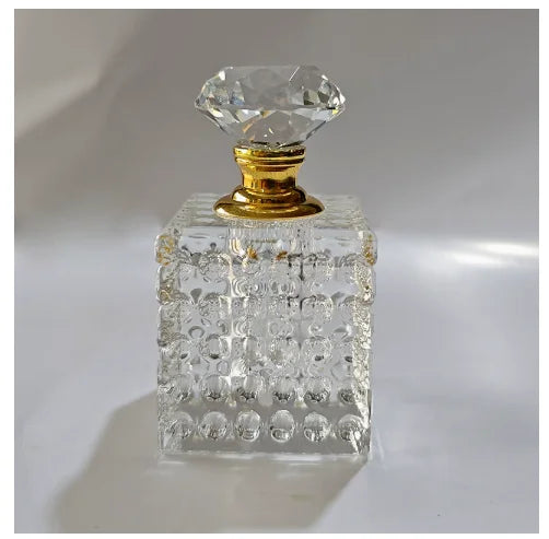 2/10pcs High-grade 3ml/5ml Empty Clear Crystal Glass Essential Oil Bottle Attar Oil /Perfume Bottle With Glass Stick