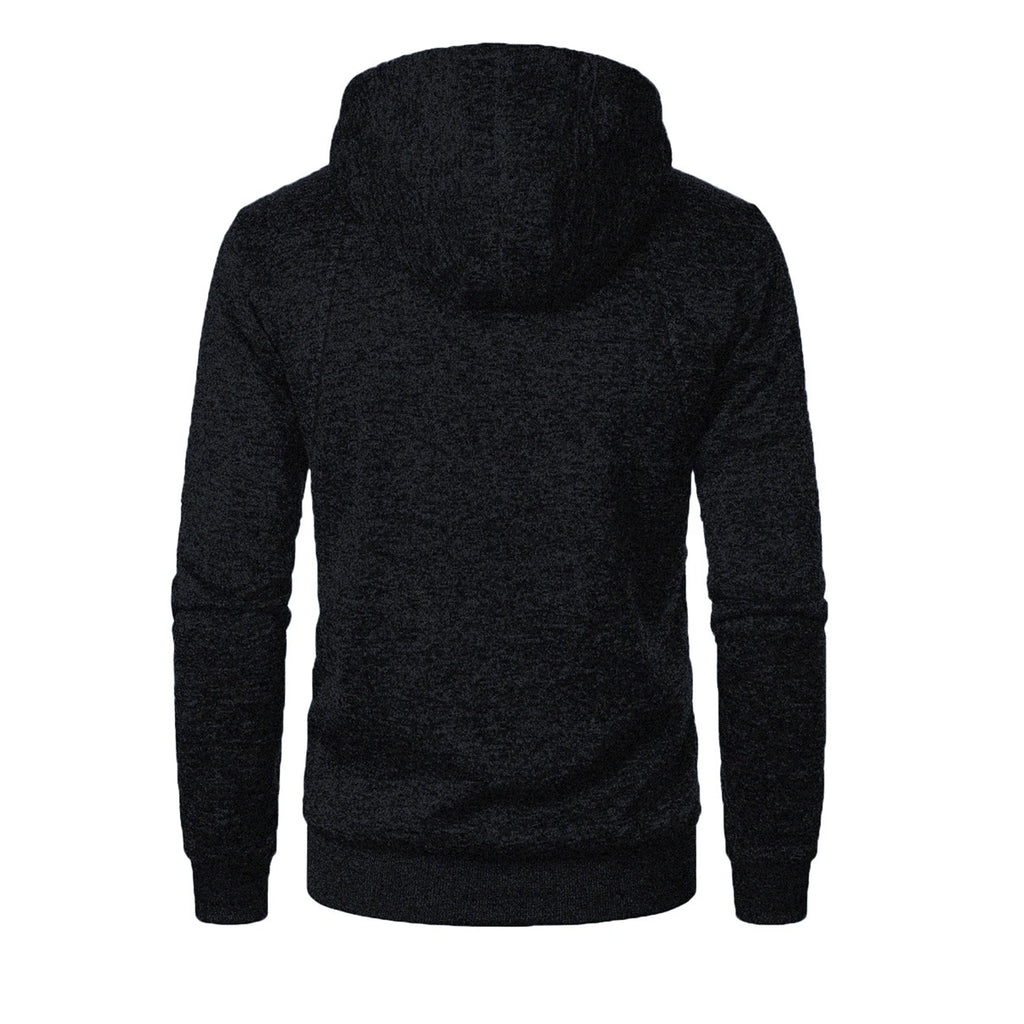 Autumn Winter Sports Sweatshirt Man Retro Workwear Pocket Hooded Zipper Trendy Fashion Hoodies Casual Tops Male Clothes 2025