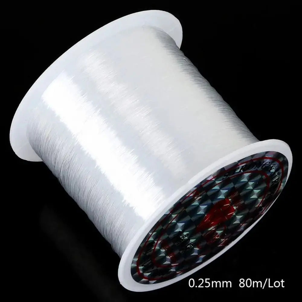 0.2mm/0.25mm/0.3mm/0.35mm/0.4mm Nylon Fishing Line Transparent Thread Monofilament Strong Fish Lines Gewelry Accessories