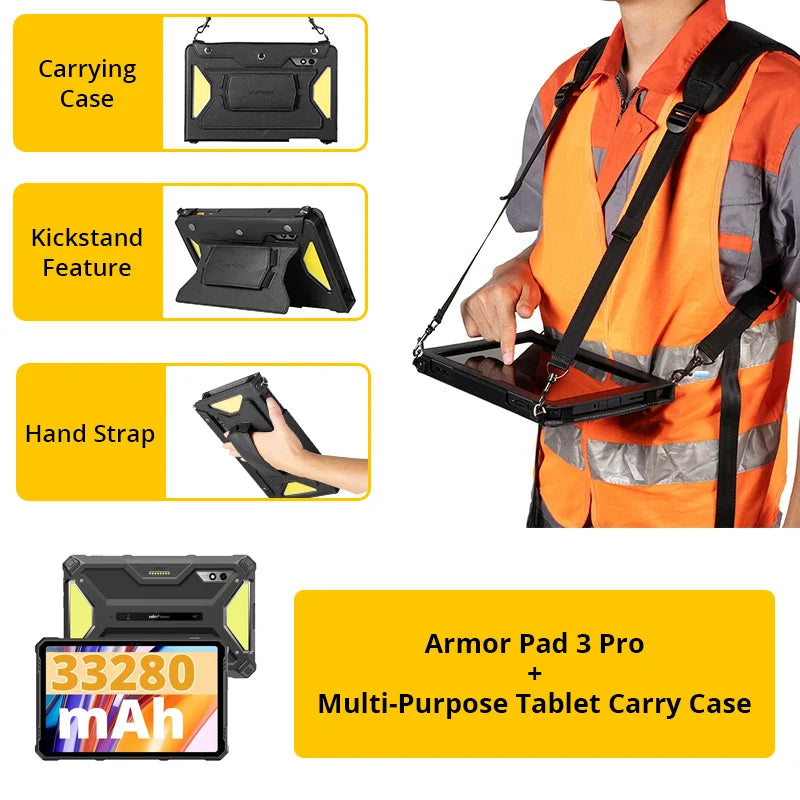 【World Premiere】Ulefone Armor Pad 3 Pro Rugged Tablet 33280 mAh MediaTek MT8788 16GB RAM(8+8) 256GB ROM 50MP 10.36"2K Android