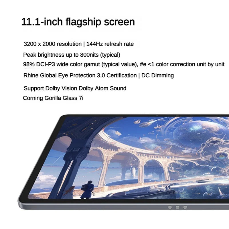 Original New Hot Lenovo Xiaoxin Tablet Pad Pro GT Snapdragon 8 Gen3 144Hz 3.2K LCD Display 68W Charging 8860mAh Tablet
