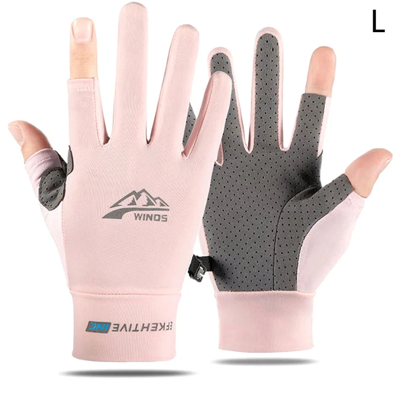 Winter Fishing Gloves 2 Finger Flip Waterproof Winter Gloves Windproof Photograph Men Women Warm Protection Fish Angling Gloves