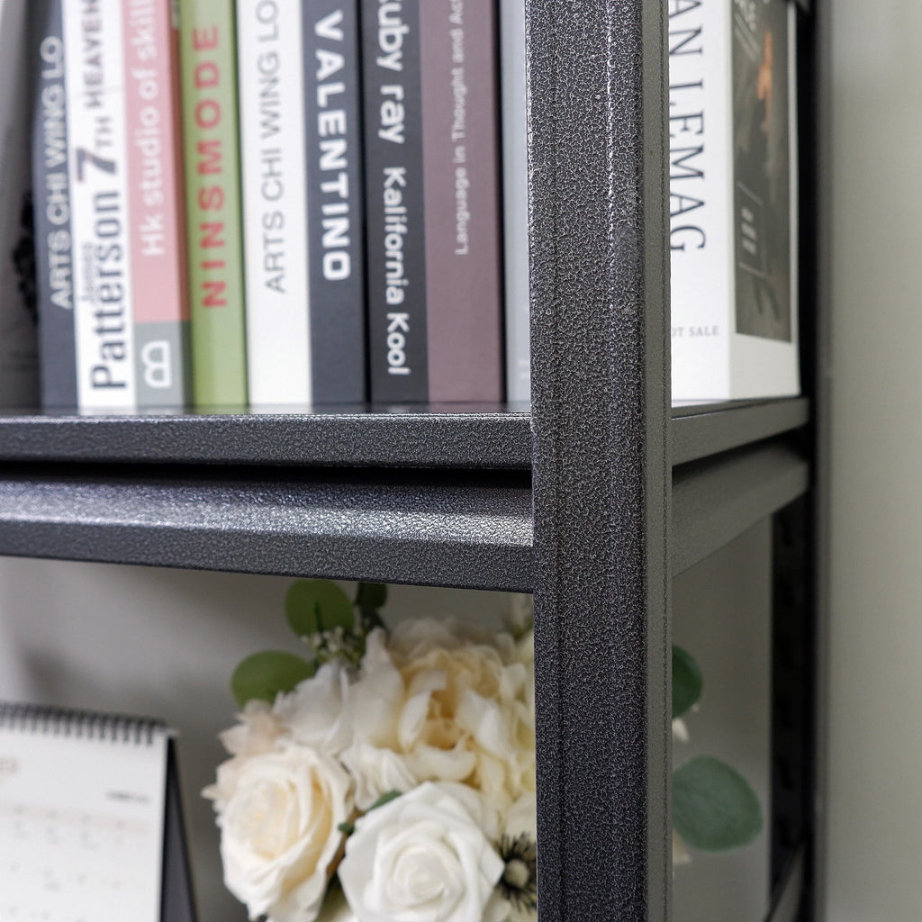 Adjustable Heavy Duty Metal Shelving 5-Tier Storage Shelves 2000LBS Load Kitchen Garage Pantry H63 * W31.5 * D15.7