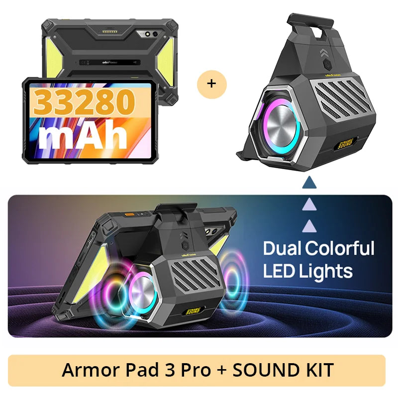 【World Premiere】Ulefone Armor Pad 3 Pro Rugged Tablet 33280 mAh MediaTek MT8788 16GB RAM(8+8) 256GB ROM 50MP 10.36"2K Android