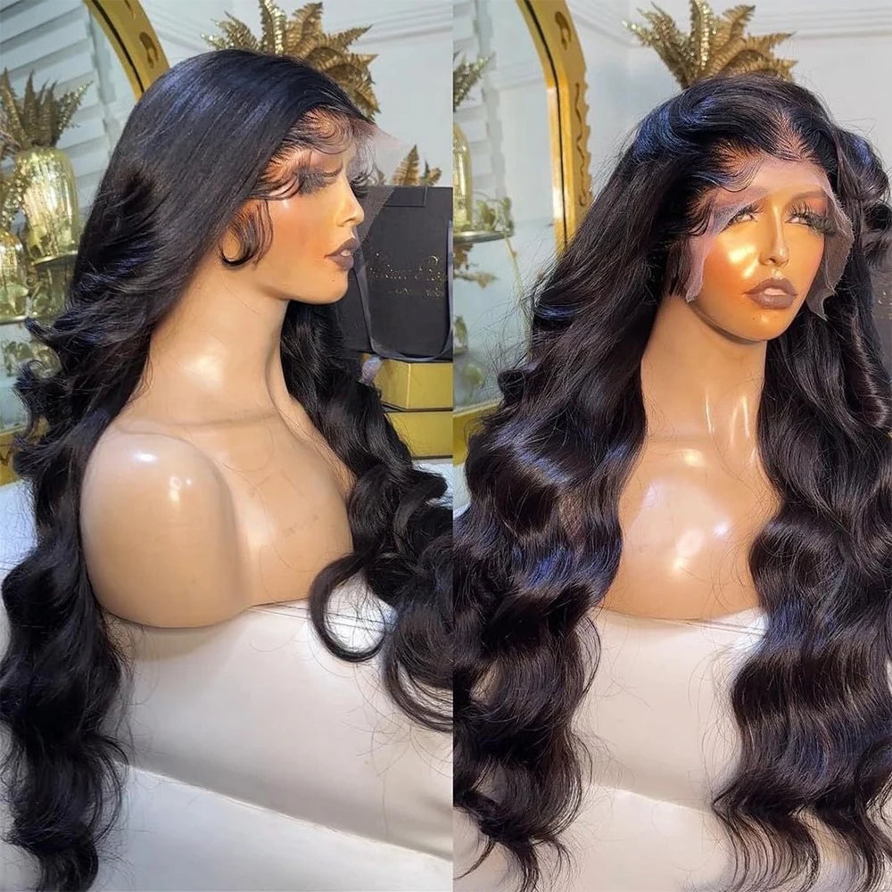 40 Inch Body Wave 13x6 Hd Transparent Lace Frontal Wig Human Hair Water Wave 13x4 Lace Front Wigs For Women Choice Cheap On Sale
