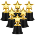 6Pcs Plastic Star Trophy Awards Kids Party Prizes Souvenirs Gifts Reward Game Props Film Accessories Trophies For Classroom