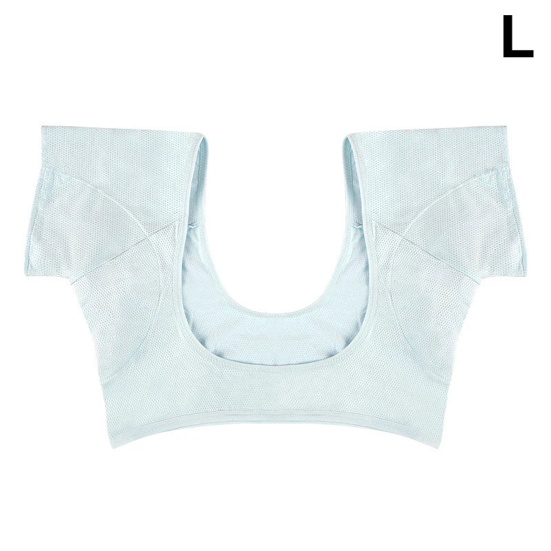 High Quality Sweat Absorbing Clothes Ultra-thin Mesh Quick-drying Chest Wrap Vest Sweat Proof Underarm Sweat Pads T-shirt Women