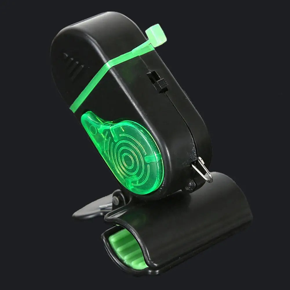 Fishing Bite Alarm Lamp with Clip 80dB Night Fishing Rod Alert Light Electronic Fish Bite Detector Strike Sensor LED Lamp