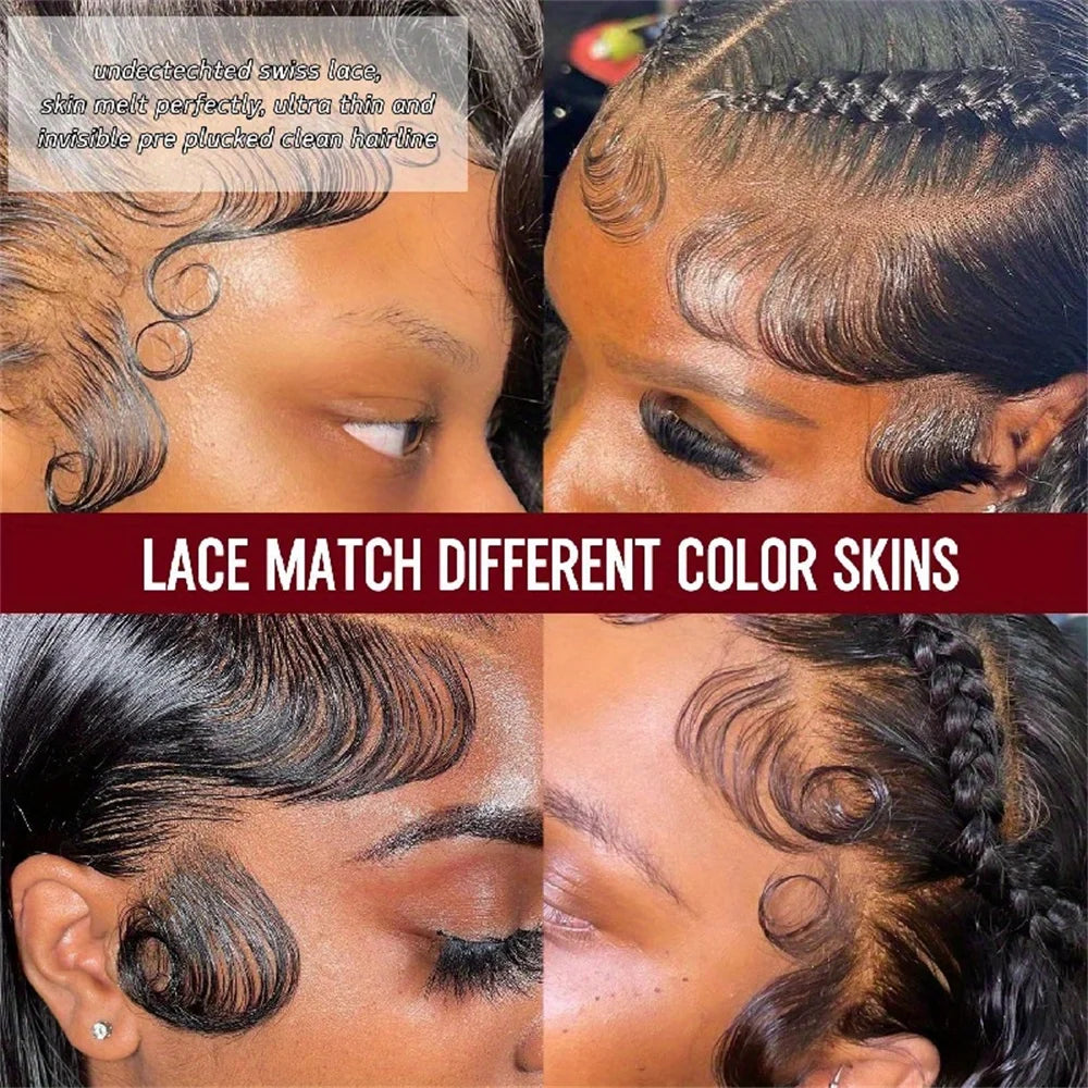 40 Inch Body Wave 13x6 Hd Transparent Lace Frontal Wig Human Hair Water Wave 13x4 Lace Front Wigs For Women Choice Cheap On Sale