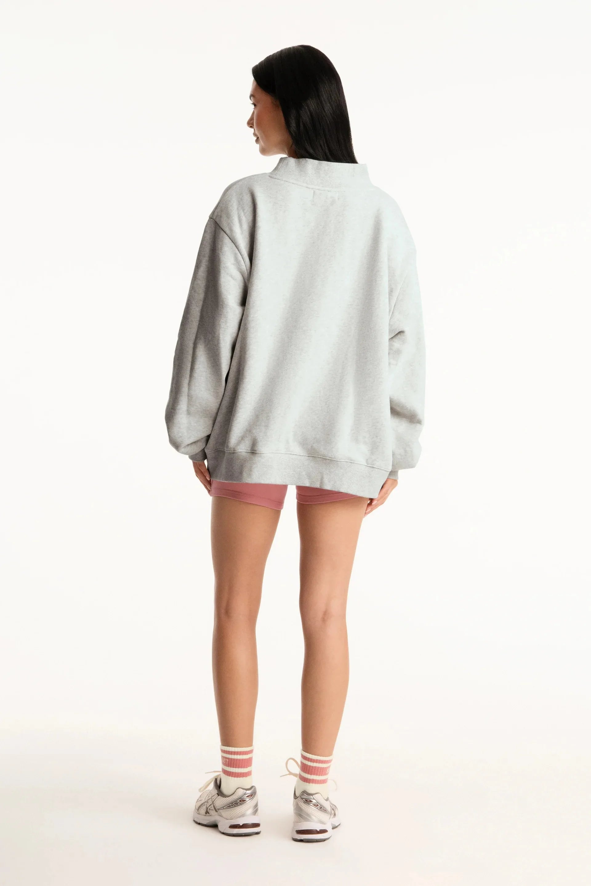 Women's Half High Collar Solid Sweatshirt Loose Knitted Pullover Soft Top Women Breathable  Warm Flexible Casual Spring Autumn T