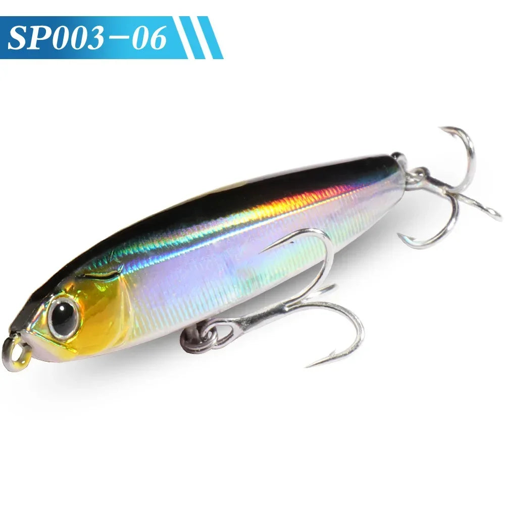 GOBAIT Sinking Pencil Bait 10g 14g 18g 24g Minnow 8cm 10cm Fishing Hook Metal Jig Wobbler Plopper Casting Gear Popper Pesca Lure
