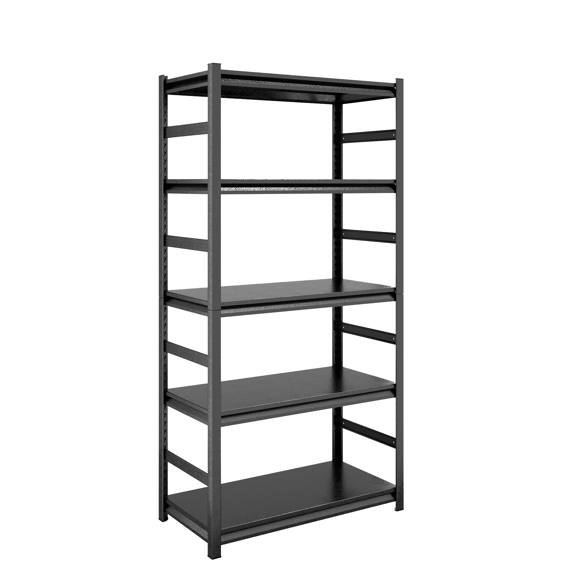 Adjustable Heavy Duty Metal Shelving 5-Tier Storage Shelves 2000LBS Load Kitchen Garage Pantry H63 * W31.5 * D15.7